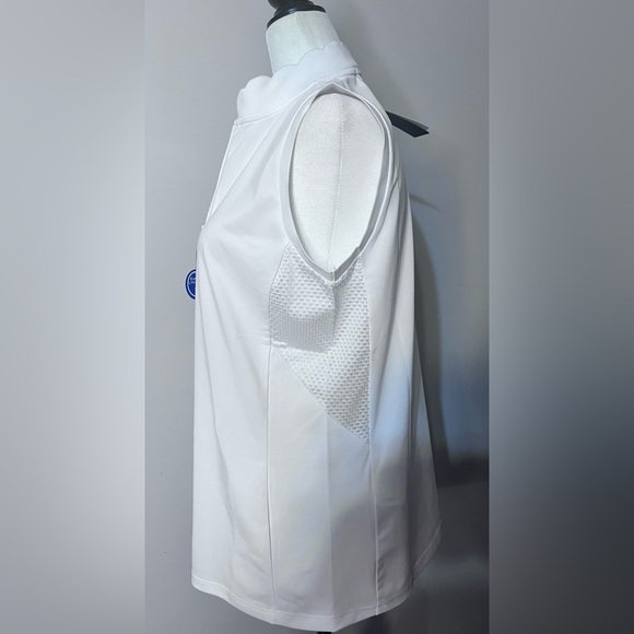NWT Ralph Lauren White Wicking Sleeveless Shirt that goes with everything!! - Picture 5 of 11